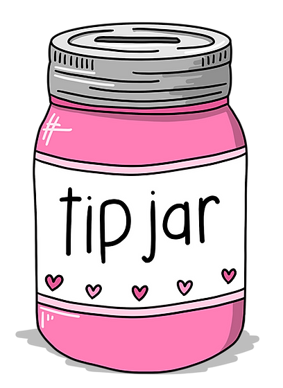 tip jar clipart