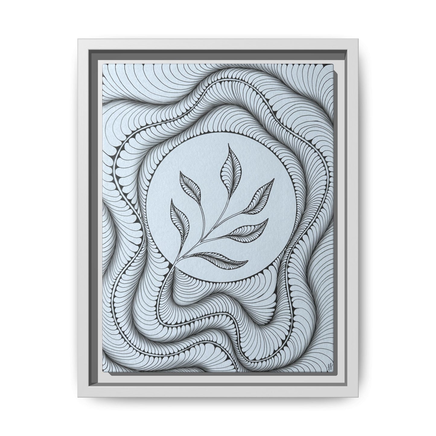 Matte Canvas, Framed (Multi-color)