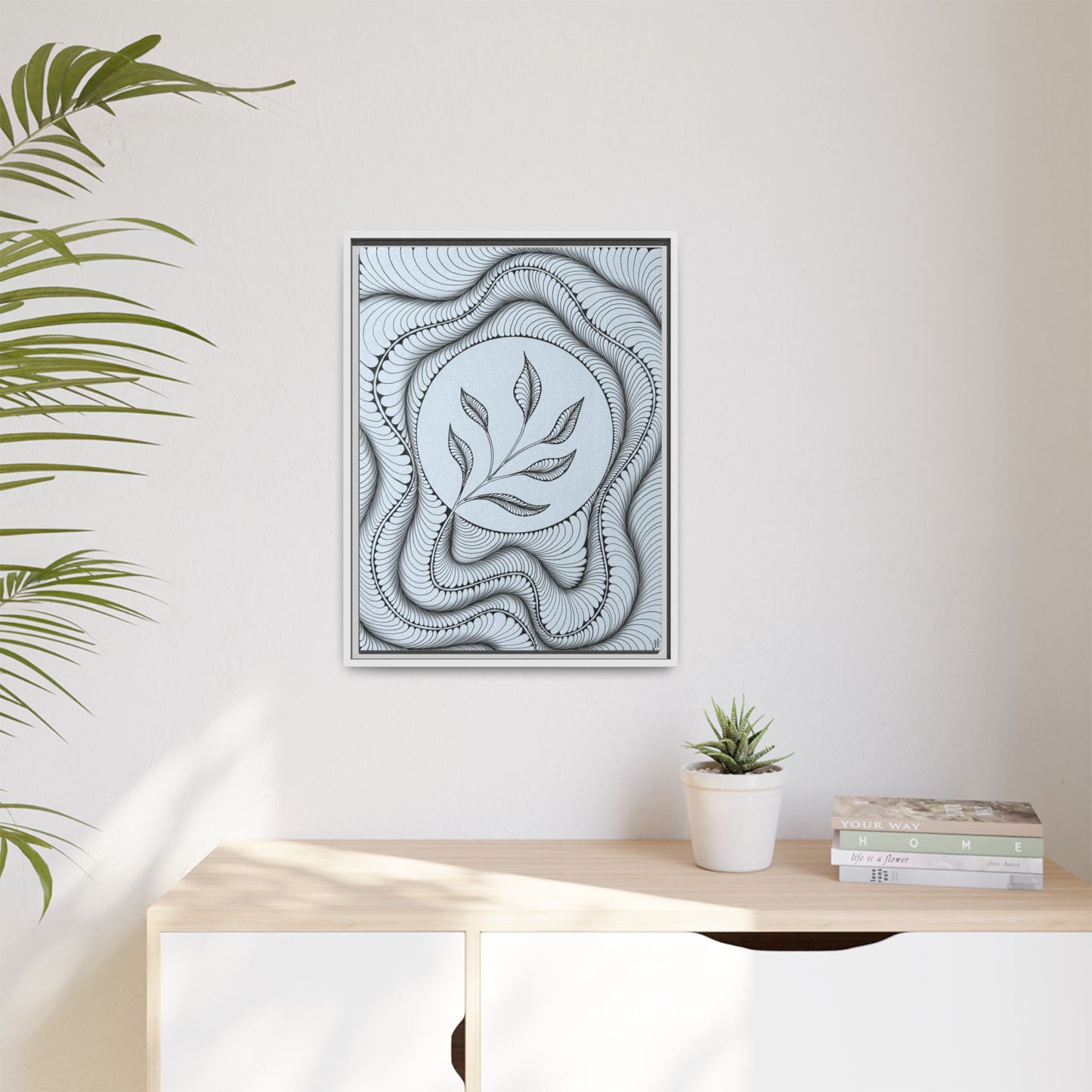 Matte Canvas, Framed (Multi-color)