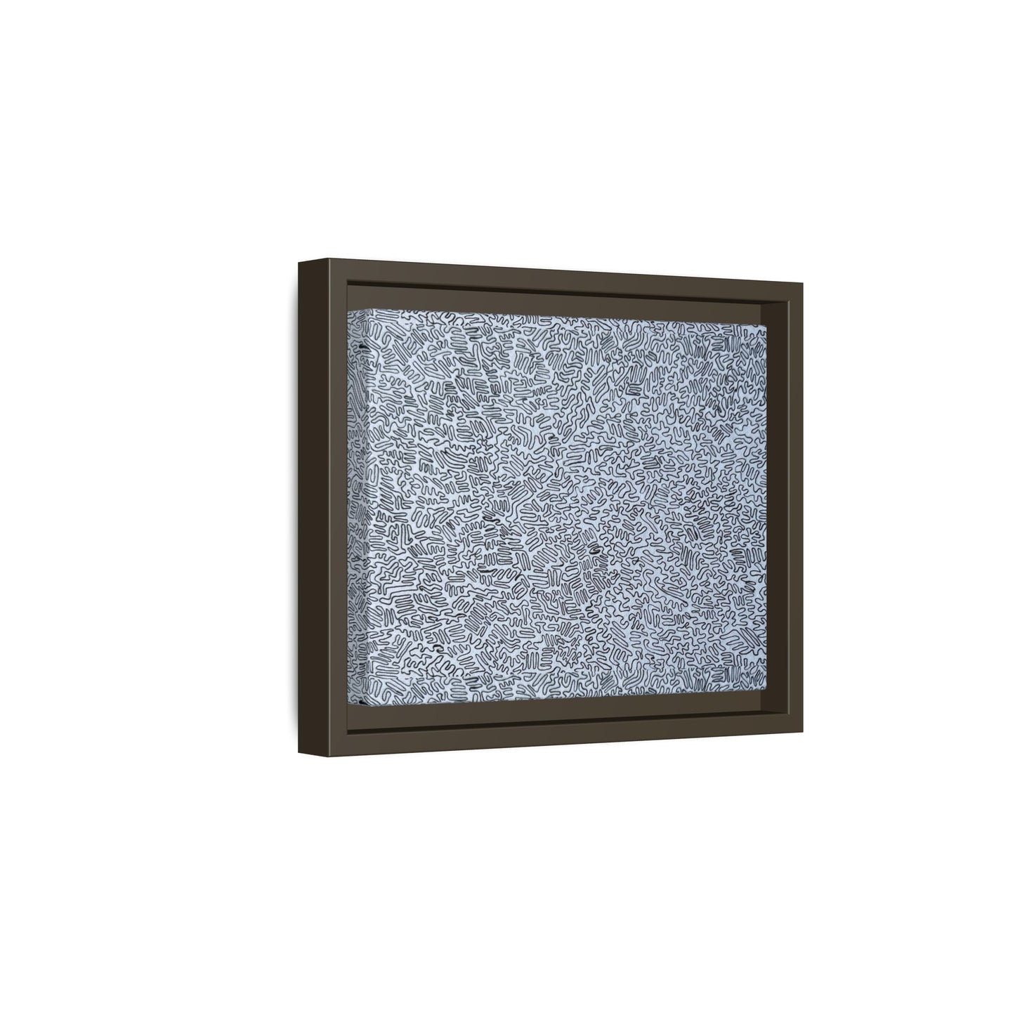 Tiny Doodles on Matte Canvas, Framed (Multi-color)