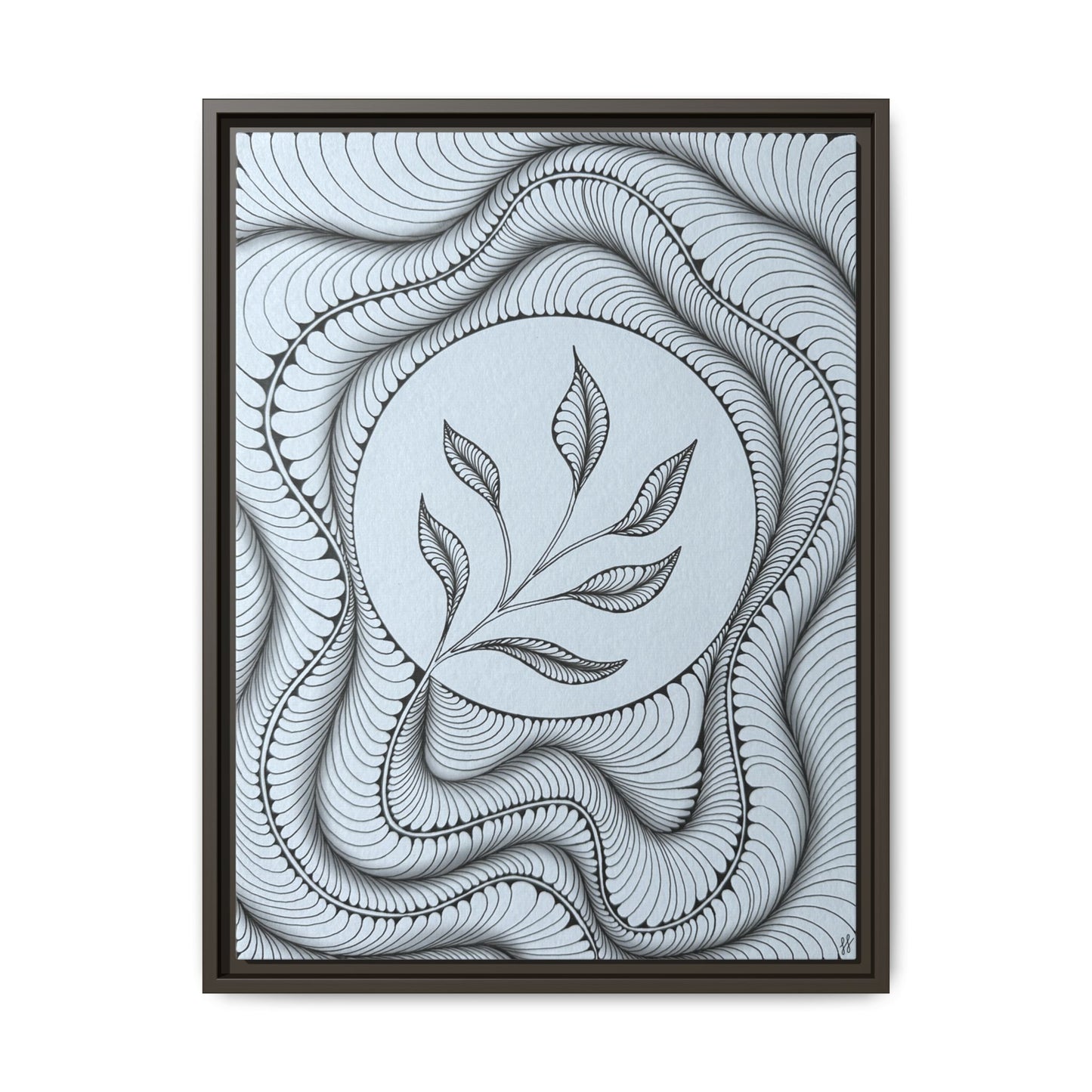 Matte Canvas, Framed (Multi-color)