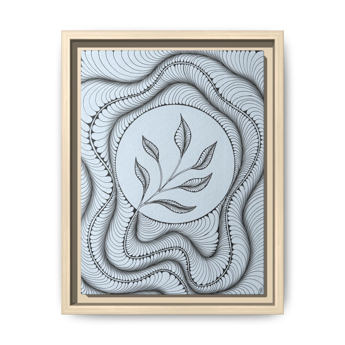 Matte Canvas, Framed (Multi-color)