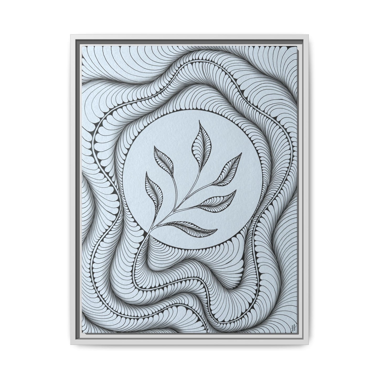 Matte Canvas, Framed (Multi-color)
