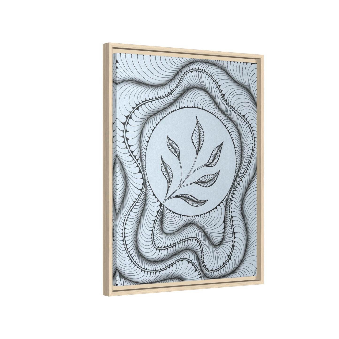 Matte Canvas, Framed (Multi-color)