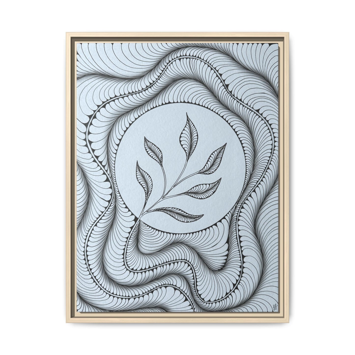 Matte Canvas, Framed (Multi-color)