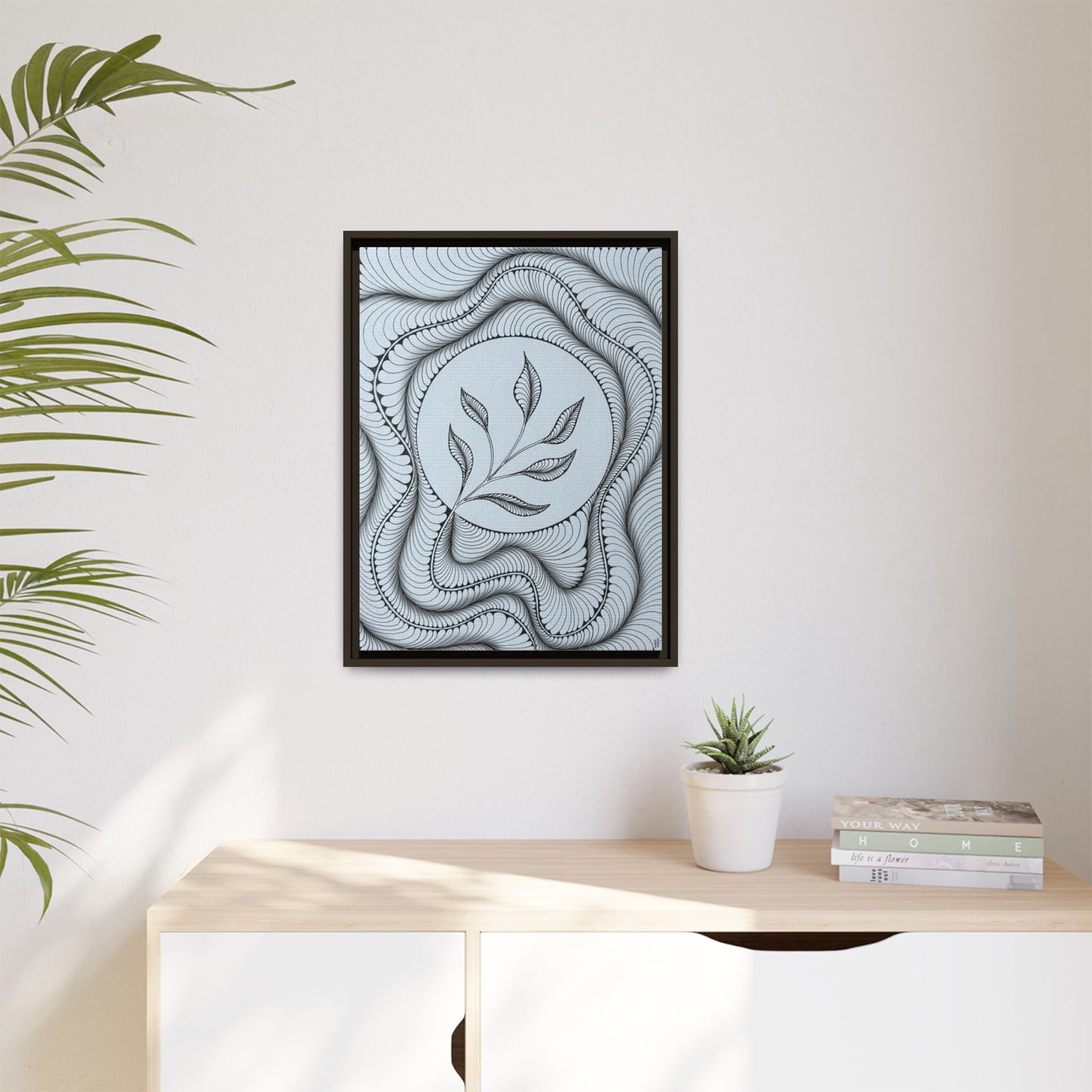 Matte Canvas, Framed (Multi-color)