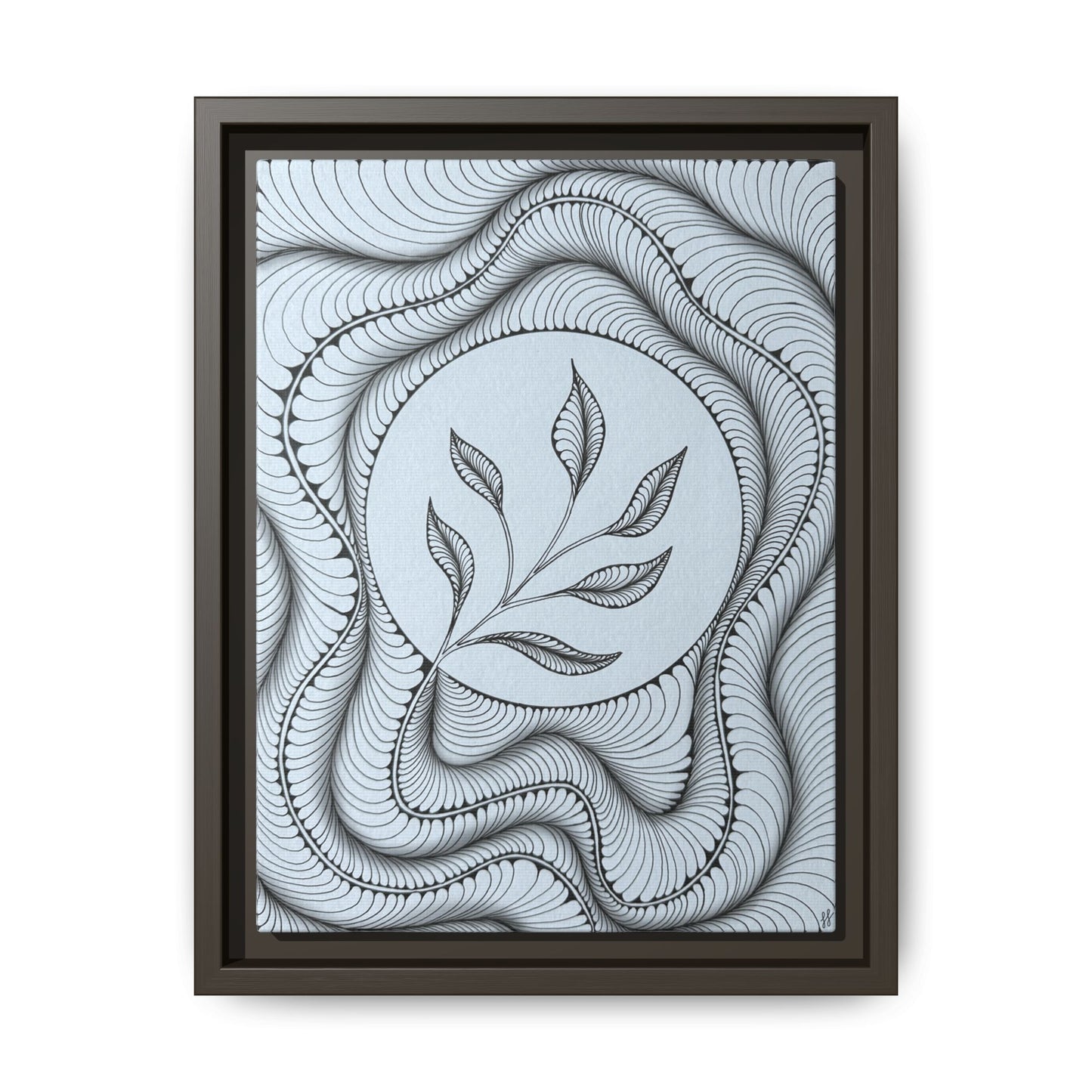 Matte Canvas, Framed (Multi-color)