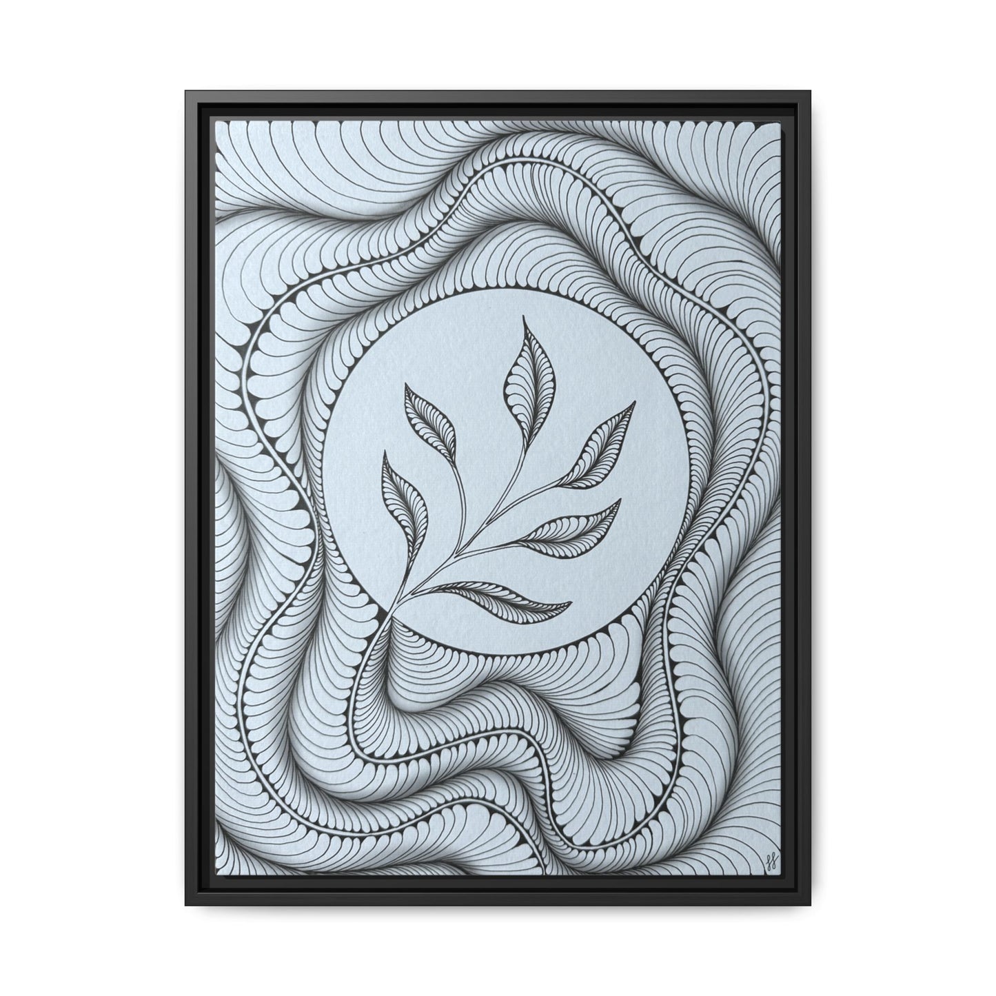 Matte Canvas, Framed (Multi-color)
