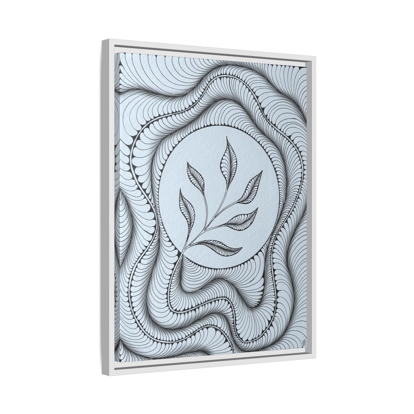 Matte Canvas, Framed (Multi-color)