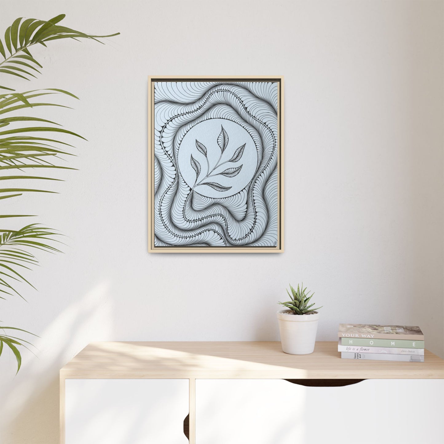 Matte Canvas, Framed (Multi-color)