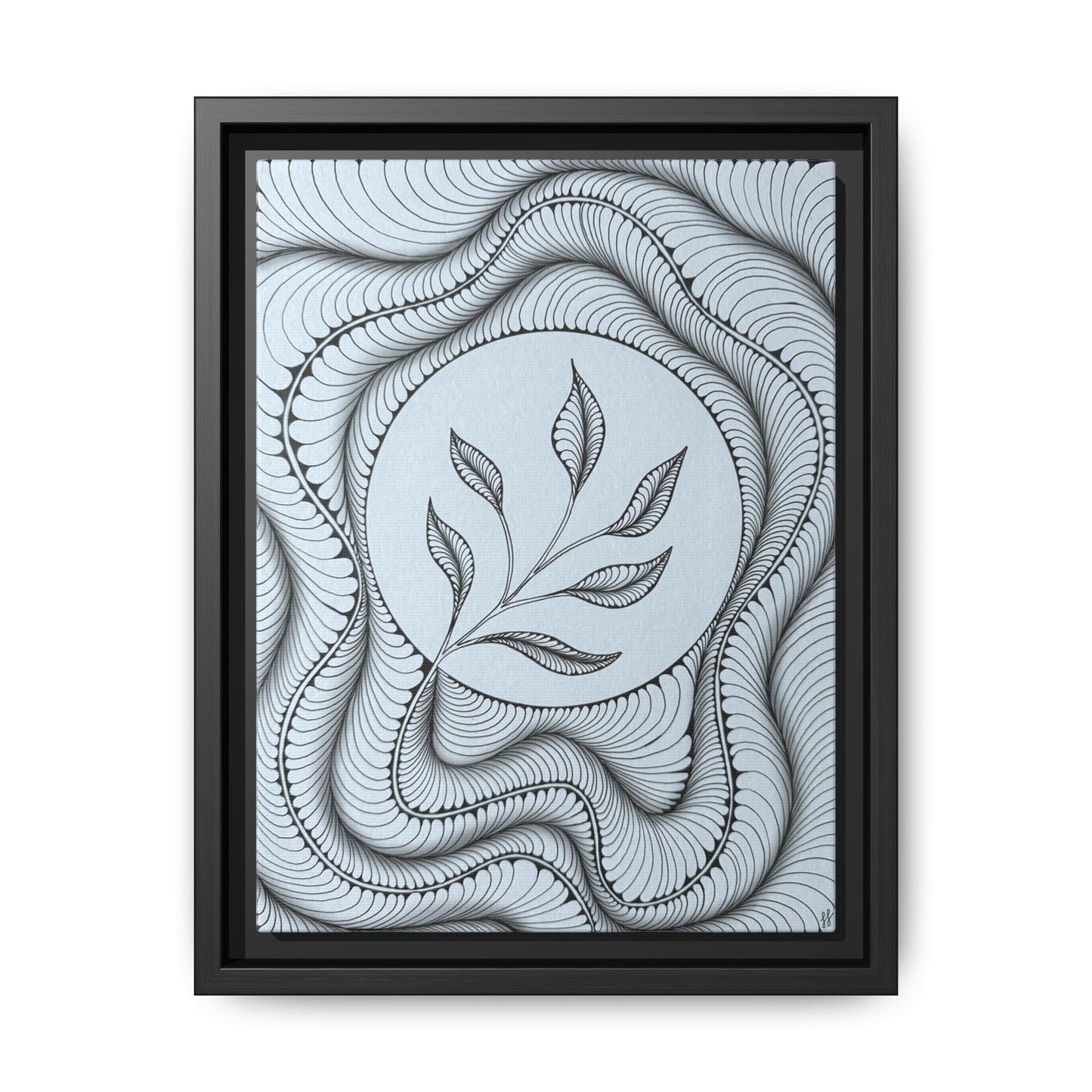 Matte Canvas, Framed (Multi-color)