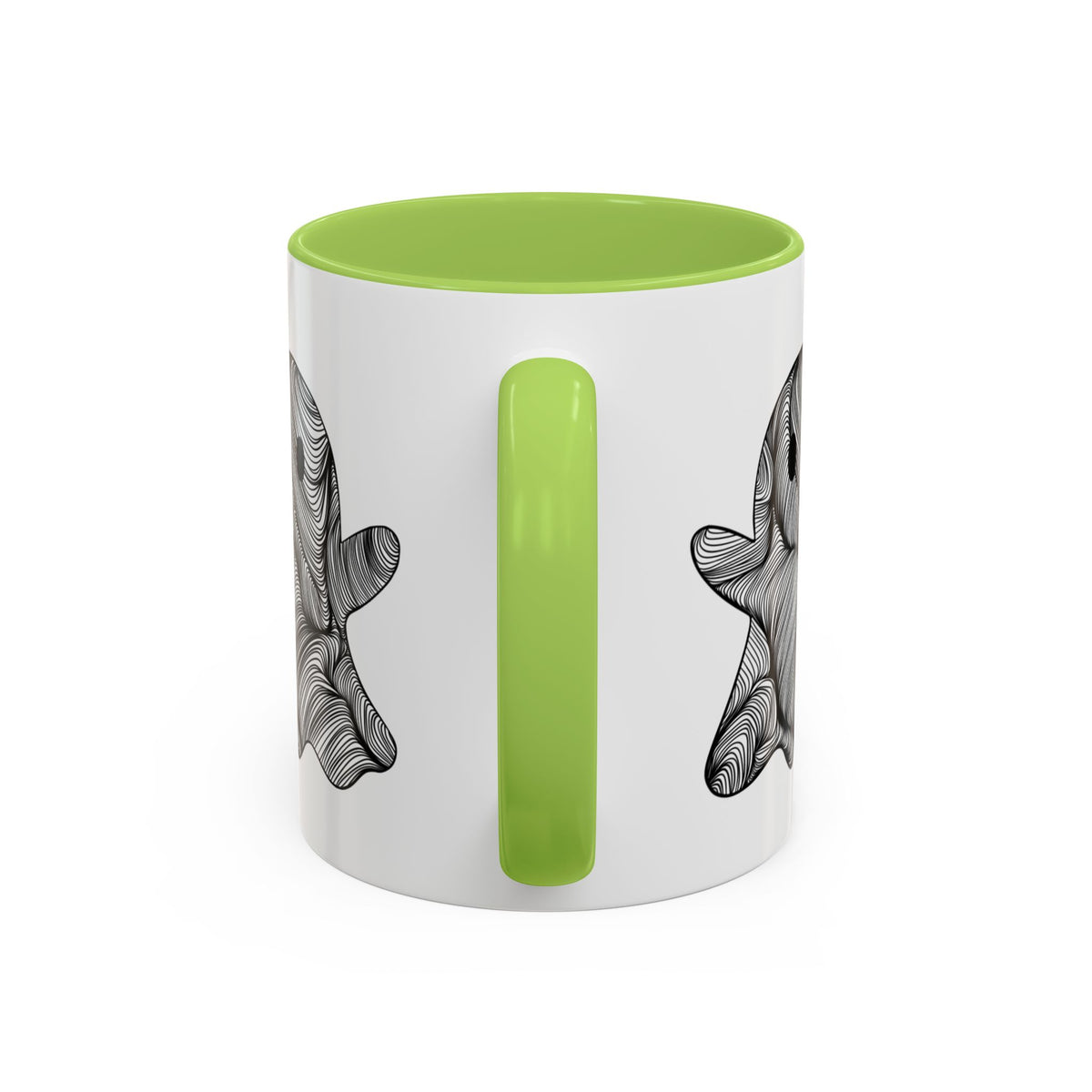Ghost Doodle Coffee Mug (11, 15oz)