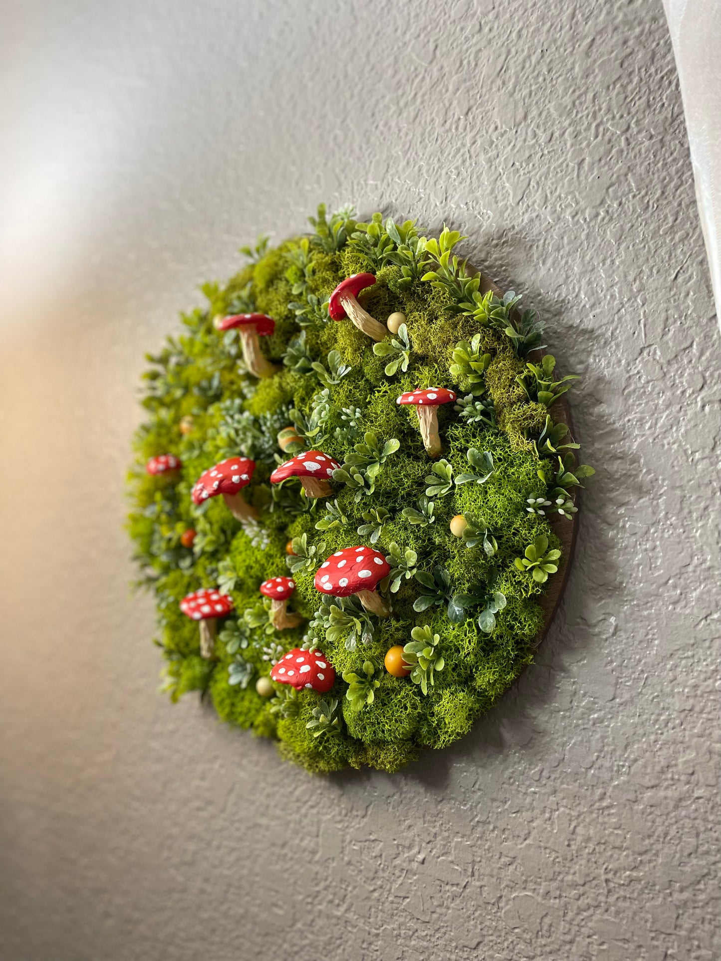 Moss & Mushroom Wall Decor